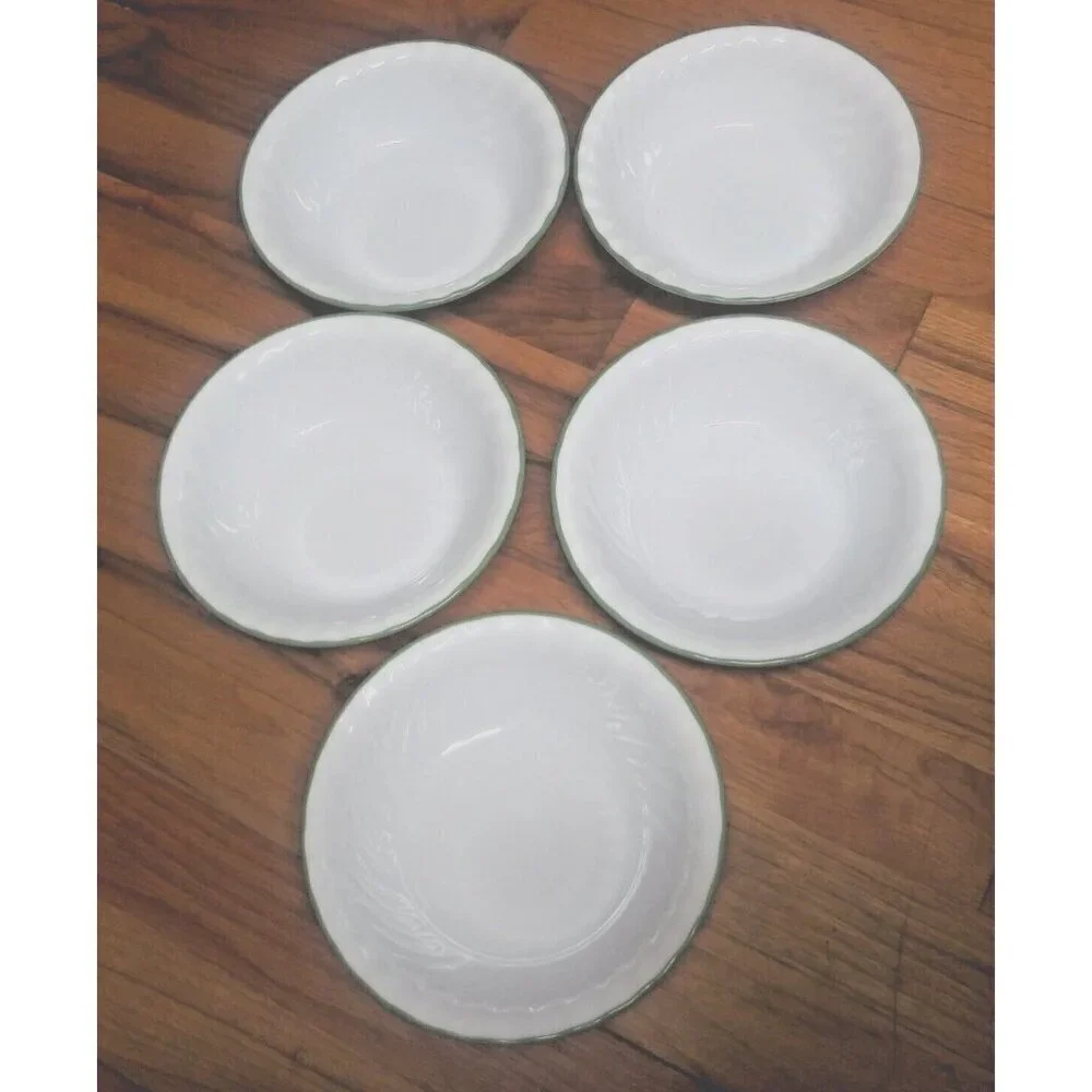 24pc Corelle Chutney Dinnerware set Plates/Bowls/Cups Saucers swirl fruit design